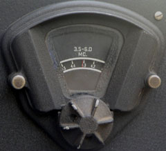 BC348 dial close up